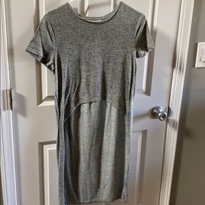 🖤Express short sleeve hi-low top